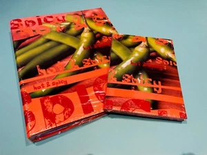 Ricettario Pagna Hot Spicy A4 meccanica 4 anelli + taccuino Kladde Din A5 - Foto 1 di 1