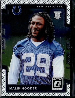 2017 Panini Optic Rookie #118 MALIK HOOKER Indianapolis Colts RC F4 - Image 1 of 2