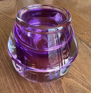 art glass votive candle holder - Picture 1 of 3