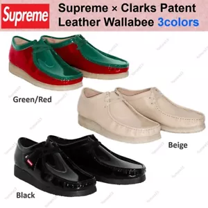 Supreme × Clarks Patent Leather Wallabee 2024 3colors Men's Size - Picture 1 of 26