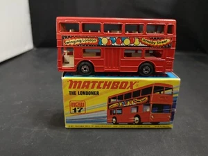 G996-MATCHBOX SUPERFAST MB17-B THE LONDONER BUS AND BOX.'CARNABY STREET' - Picture 1 of 12