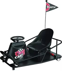 crazy cart xl black go kart elettrico electric ride drift drifting rides razor - Foto 1 di 7