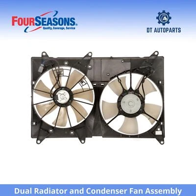 Conjunto de ventilador condensador radiador doble para Toyota Highlander 2004-2007 4 mar Foto 1 de 4