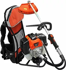 DECESPUGLIATORE TAGLIAERBA CON ZAINO A SPALLA PER GIARDINAGGIO A SCOPPIO 52CC - Foto 1 di 1
