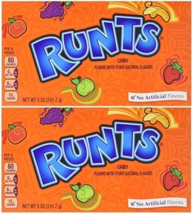 2x Runts Candy Theater Caja Retro Americana Dulces Formalmente Wonka 141,7 g - Imagen 1 de 3