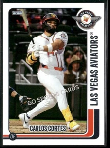 2025 Las Vegas Aviators Carlos Cortes RC Rookie Athletics Minor League - Picture 1 of 2