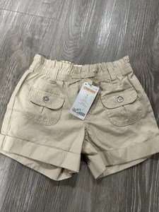 Gymboree Khaki Mix Match  Shorts Size 5 NWT Vintage Beige - Picture 1 of 2