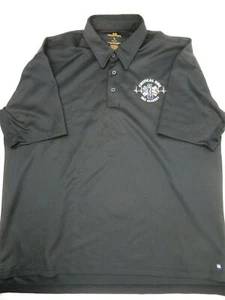 Critical One EMS Academy Black 3 Button Polo Shirt Men's Size XL - Picture 1 of 3