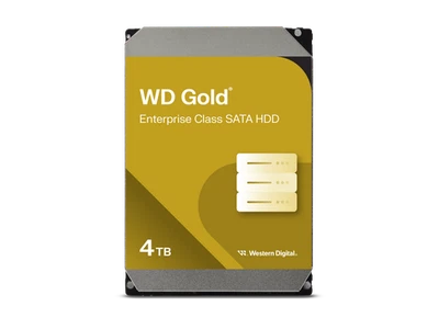 WD Gold WD4004FRYZ 4 TB Hard Drive 3.5" Internal SATA SATA/600 - Image 1 of 4