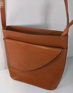 Vera Pelle Genuine Leather Purse Made in Italy Crossbody Classic Luxury Bag - Bild 1 von 11