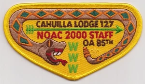 ORDEN DE LA SOLAPA DE FLECHA - CAHUILLA - LODGE #127 - X15 - NOAC 2000 - Imagen 1 de 1