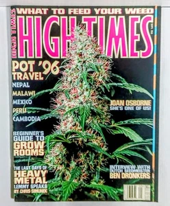 Rare Vintage High Times Magazine September 1996 Issue 253 Joan Osborne Lemmy Pot - Picture 1 of 3