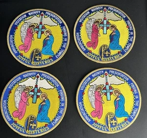 Vintage NCCS Joyful Mysteries 5" bestickter Aufnäher BSA neu Menge 4 - Bild 1 von 5