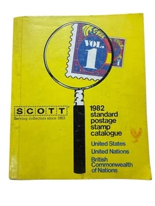 Scott Standard Katalog znaczków pocztowych 1982 Vol 4 Wear Folds Zapach poddasza - Zdjęcie 1 z 9