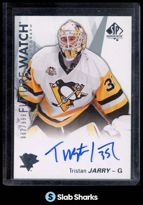 2016 SP AUTHENTIC #197 TRISTAN JARRY RC FUTURE WATCH AUTO ROOKIE /999 - Image 1 of 4