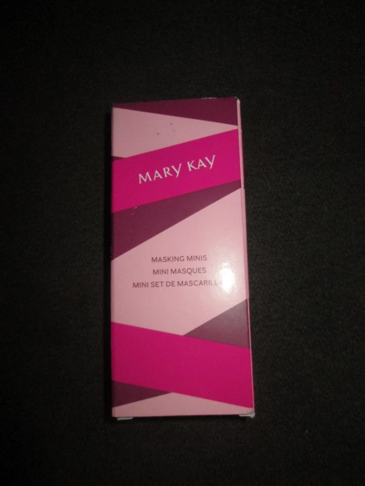 全新 MARY KAY Masking Minis 套装 粉色 粘土面膜 保湿凝胶面膜 全新带盒 — 第 1/1 张图片