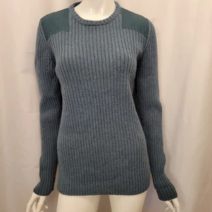 L.L. Bean Pullover Damen Large grün türkis Commando Merino Lamm Rundhals 501056 - Bild 1 von 15