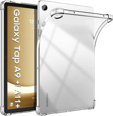 TPU Hülle +Folie für Samsung Tab A11 A9 8,7 A9+ A11+ Luftkissen Eckenschutz Case - Bild 1 von 4