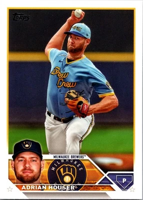 2023 Topps #323 Adrian Houser - Image 1 of 2