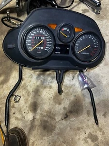 1998 suzuki gsx750f instrument panel cluster with bracket - Picture 1 of 5