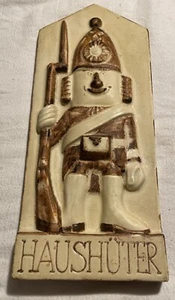 Goebel Ceramic W Germany "Haushuter" Guard Wall Plaque. 3D 53 322 33. Soldier - Picture 1 of 4