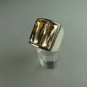 Neugablonz Mächtiger Damenring Swarovski Elements - ungetragen (49585) - Picture 1 of 5