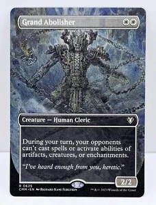 Grand Abolisher - Commander Masters Borderless - Creature Rare White - Picture 1 of 3