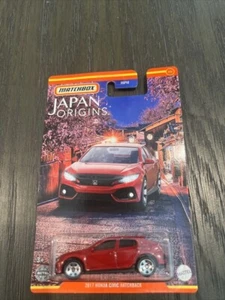 Honda Civic Hatchback 2022 Matchbox Japan Origins 2017 rojo 7/12 - Imagen 1 de 2