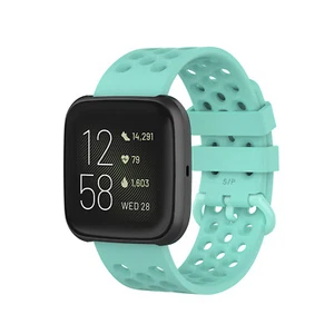 Replacement Silicone Rubber Sport Band Strap Wristband For Fitbit Versa 2 1 Lite - Picture 1 of 18