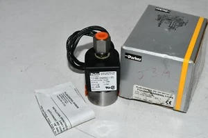 NEW Parker 71315SN1GNM5N0L111P3 120v-ac 1/8'' Npt Solenoid Valve - Picture 1 of 5