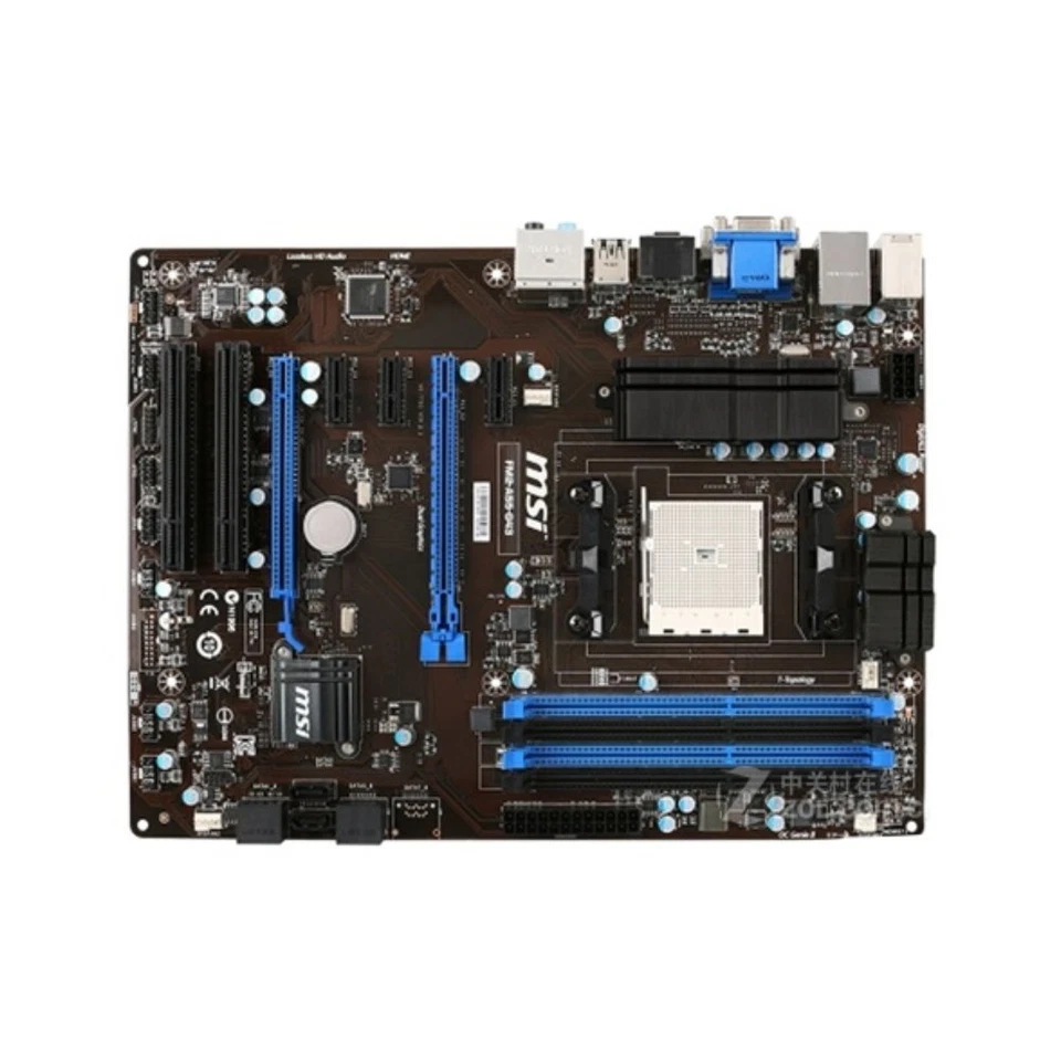 MSI FM2-A55-G43 AMD A55 DDR3 Socket FM2 ATX Motherboard - Image 1 of 1