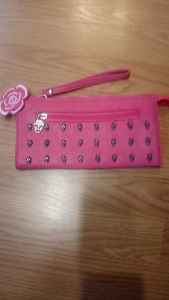 Pink 3d Skull clutch (Vegan Leather) New - Image 1 of 1