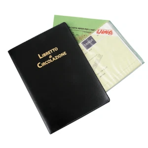PORTA LIBRETTO DI CIRCOLAZIONE CUSTODIA PORTADOCUMENTI AUTO MOTO PLASTIFICATO - Foto 1 di 5