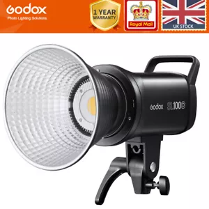 UK Godox SL100D 100W 5600K White Version LCD Panel Continuous Bowen Studio Light - Picture 1 of 10