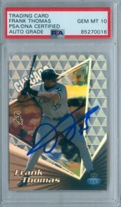 Frank Thomas 1999 Topps Tek Autograph PSA DNA Gem Mint 10 Auto - Bild 1 von 2