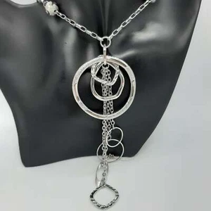 Collana bigiotteria Bubble tono argento - Picture 1 of 1