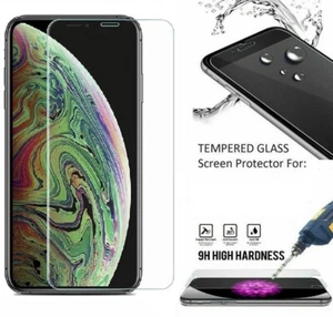 9H+ HD Clear Tempered Glass Screen Protector For iPhone 14 13 12 11 Xs Max 8 SE2 - Bild 1 von 23