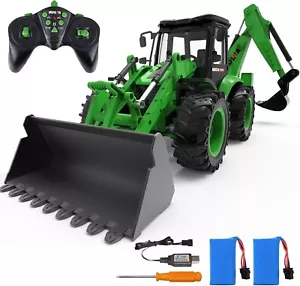 Remote Control Front Loader RC Backhoe Excavator, 1/14 Scale 2.4Ghz RC Constr... - Picture 1 of 5