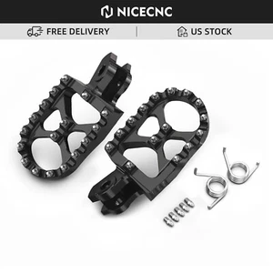 CNC Wide Foot Pegs Footrest For Suzuki RMX450Z 2010-2019 RMZ450 2008-2024 RMZ250 - Picture 1 of 15