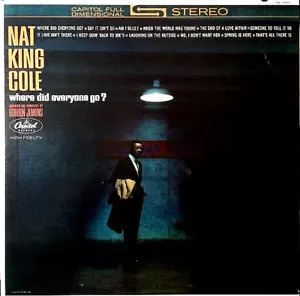 NAT KING COLE "WHERE DID EVERYONE GO?" PREMIUM QUALITY USED LP (NM/EX) - Imagen 1 de 1