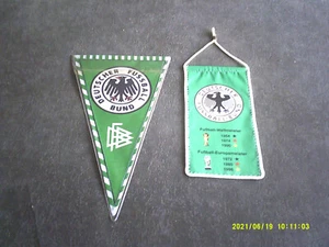 VINTAGE 2 FANIONS FOOTBALL ALLEMAND - Imagen 1 de 2