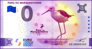 UECB / PARC DU MARQUENTERRE / BILLET SOUVENIR 0 € / 0 € BANKNOTE 2024-5