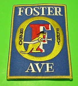 NEW YORK FDNY FOSTER AVE E250 NY 5" FEUERWEHR PATCH KOSTENLOSER VERSAND!!! - Bild 1 von 1
