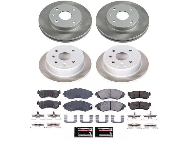 Kit de pastillas de freno y rotor delanteras y traseras para 04-06 Suzuki Forenza Reno QT59M8 Foto 1 de 1