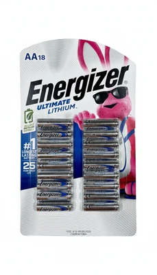 Energizer Ultimate Lithium AA Batteries Pack of 18 Extreme Performance Exp 2050 - Image 1 of 4