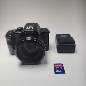 Panasonic Lumix Dmv-fz15 f/2.8 12x Black - With 2 Batteries/Charger Infrared  - Picture 1 of 9