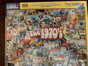 The 1970's - 1000 pc. Puzzle - White Mountain - NEW - Picture 1 of 4