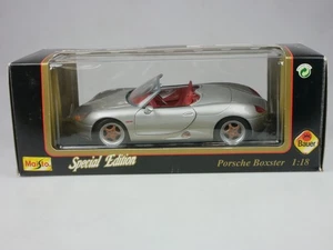 Maisto 1/18 Porsche Boxster silber Special Edition 50231 Blister Box 131708 - Picture 1 of 12