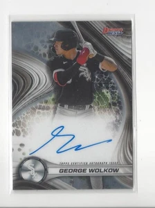 2024 Bowman's Best Best of '24 #B24GW George Wolkow AUTOGRAPH White Sox - Picture 1 of 2
