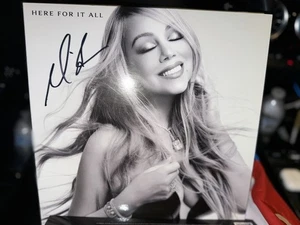 MARIAH CAREY SIGNED HERE FOR IT ALL VINYL LP - Picture 1 of 1
